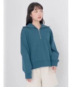 earth music&ecology ハーフＺＩＰスウェット