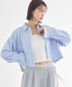 earth music&ecology パイピングショートシャツ