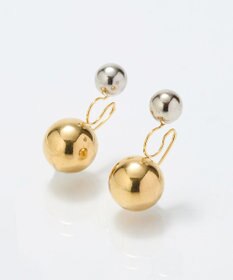 Phoebe バックモチーフイヤリング　コンビメタル