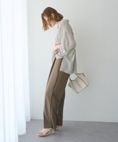 YECCA VECCA バルーン袖スキッパーシャツ