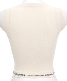 WACOAL MEN レディース <beautiful people>コラボ タンクトップ ボクサートップス ワンサイズ（S-L） オーガニック綿混 立体成型 肩幅：狭め ネック深さ：あさめ WL8001 /ワコールメン