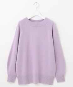 自由区 L 【洗える】ウールカシミヤブレンド ボートネックプルオーバー