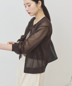 AMERICAN HOLIC シアーリブニットカーディガン