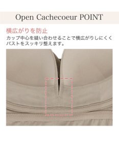 BRADELIS New York 【BRADELIS New York  MATERNITY】オープンカシュクールブラキャミ ブラデリス マタニティ 授乳しやすい 補正下着 ブラトップ カップ付き