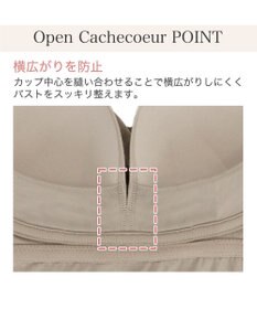 BRADELIS New York 【BRADELIS New York  MATERNITY】オープンカシュクールブラキャミ ブラデリス マタニティ 授乳しやすい 補正下着 ブラトップ カップ付き