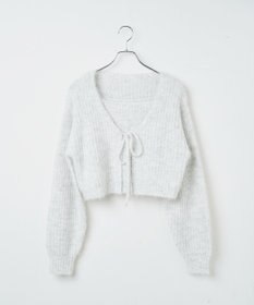 WEGO アンサンブルニットリボンカーデ