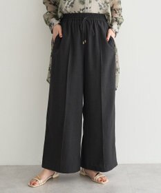 YECCA VECCA 【UVカット】サラサライージーワイドパンツ
