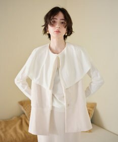 #Newans 【洗える】ケープカラープルオーバー