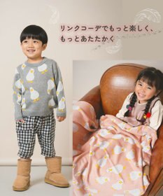 ami amie 【UNISEX】アヒルいっぱいブランケット FREE