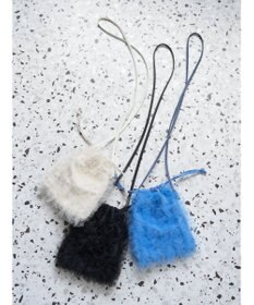 earth music&ecology チュールフリルミニショルダーバッグ