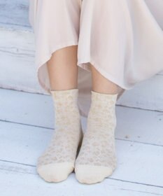 Tiaclasse 【安田美沙子さん着用】モノトーンジャガードソックス