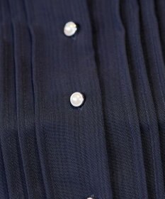 Tiaclasse 【新色追加・洗える】パールボタンプリーツワンピース