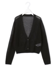 ICB 【洗える】 コイルメッシュ カーディガン