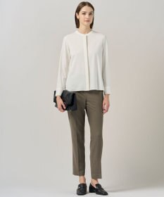 ICB L 【UVカット・洗える】ウール2WAYストレッチ スティックパンツ