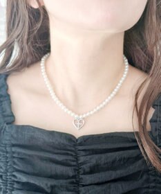 WEGO Lモチーフトップパールネックレス