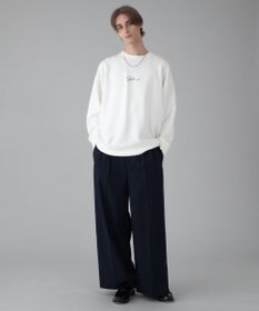 WEGO 【ユニセックス着用ITEM/2点SET/MLサイズ展開】アクセ付きフォトグラフィックプルオーバー