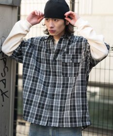 WEGO 【ユニセックス着用ITEM】アンサンブルチェックシャツ（LS）