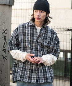 WEGO 【ユニセックス着用ITEM】アンサンブルチェックシャツ（LS）