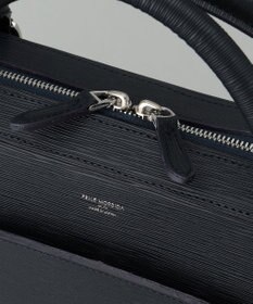 GOTAIRIKU 日本製【PELLE MORBIDA】型押しレザー ブリーフバッグ