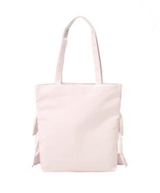 Maison de FLEUR サテンフロントフリルスクエアトートバッグ