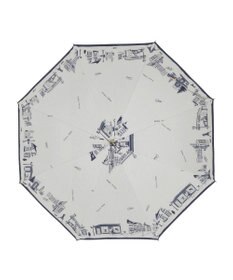 MOONBAT DAKS(ダックス) 晴雨兼用日傘 長傘 街並み フワクール生地使用