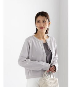 Te chichi パールビジューニットライトジャケット《2026 spring catalog item》