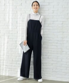 自由区 【洗える】ウォッシャブルウールサキソニー コンビネゾン