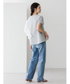 AMERICAN HOLIC ショルダーフリルミニ裏毛プルオーバー