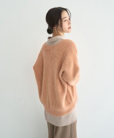 YECCA VECCA ラメシャギードルマンニット