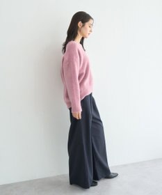 YECCA VECCA ラメシャギードルマンニット