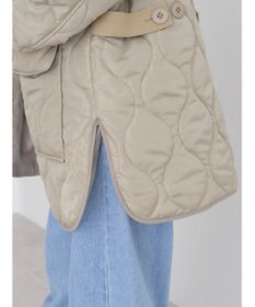 earth music&ecology キルティングハーフブルゾン