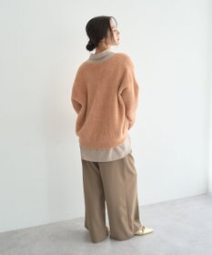 YECCA VECCA ラメシャギードルマンニット