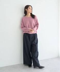 YECCA VECCA ラメシャギードルマンニット