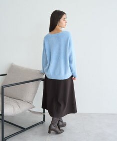 YECCA VECCA ラメシャギードルマンニット