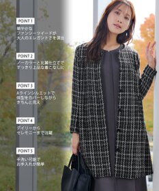 Tiaclasse L ツイードコート