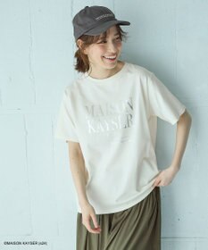 ANY 【MAISON KAYSERコラボ】箔プリントロゴ半袖Tシャツ