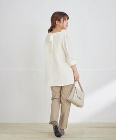 Tiaclasse 【洗える】ストレッチサイドラインパンツ