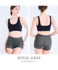 BRADELIS New York 【BRADELIS NewYork peace】すっぽりフィット綿混一分丈ショーツ25 深め 伸縮性抜群 ボーイレッグ