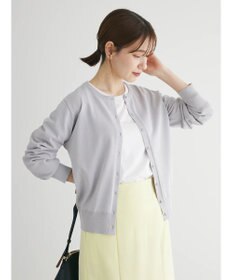 Green Parks 洗える　クルーネックカーディガン