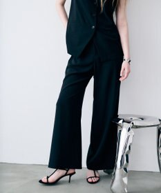 uncrave クールタッチツイル フレアパンツ