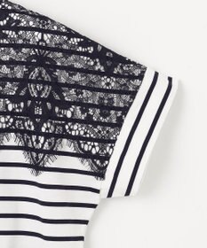 自由区 【洗える】レース Tシャツ