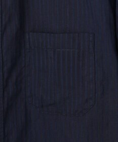 JOSEPH ABBOUD 【キングサイズ・2WAY】リバーシブルストライプ 七分袖 シャツ