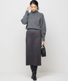 組曲 S 【2WAY・WEB限定】ウールカシミヤミックス ハイネックニット