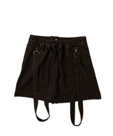 WEGO ヴィンテージウォッシュサス付スカパン