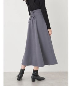 earth music&ecology バックレースアップスカート