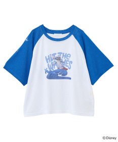 Green Parks スティッチ／シアー半袖ラグランＴシャツ