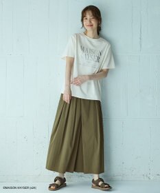 ANY 【MAISON KAYSERコラボ】箔プリントロゴ半袖Tシャツ