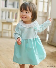 組曲 KIDS 【80-100㎝】シナぷしゅレースカラー チュニック