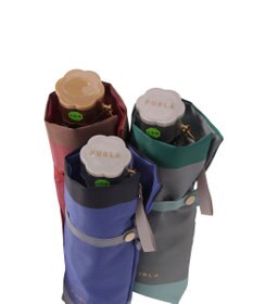 MOONBAT FURLA(フルラ) カラーボーダー 折りたたみ傘 大きめ 55cm 日本製