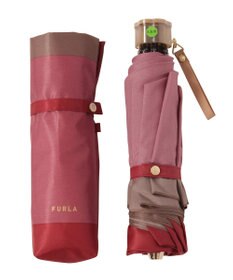 MOONBAT FURLA(フルラ) カラーボーダー 折りたたみ傘 大きめ 55cm 日本製